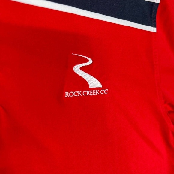 FootJoy Golf Polo Shirt Short Sleeve Men's L Rock Creek Cattle Company - Picture 3 of 7